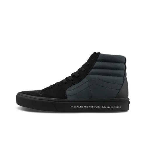 NEIGHBORHOOD совместный бренд x VANS SK8 High Топ Скейтборд Кроссовки Унисекс Черный