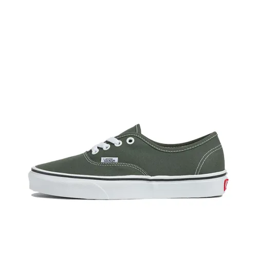 VANS Authentic Series Низкие Кроссовки для скейтбординга Унисекс Зеленый Белый