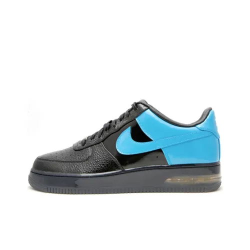 Nike Air Force 1 All Star Покрытие Slip-Resistant Низкий Топ Скейтбординг Кроссовки Мужские Черные Синие 2008
