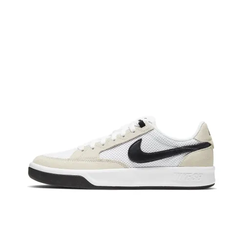 Nike SB Adversary Slip-resistant Abrasion-resistant Lightweight Breathable Skateboard Low-Top Shoes Unisex Ecru Найк SB Adversary Противоскользящий Устойчивый к истиранию Легкий Дышащий Скейтборд Низкие Кеды Унисекс Экрю