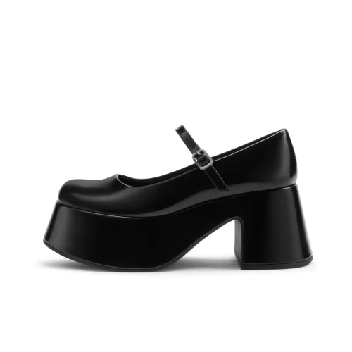 CHARLES KEITH Грубый каблук Туфли Мэри Джейн Женские