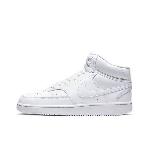 Nike Court Vision Mid Топ Кроссовки для скейтбординга Женские Белые