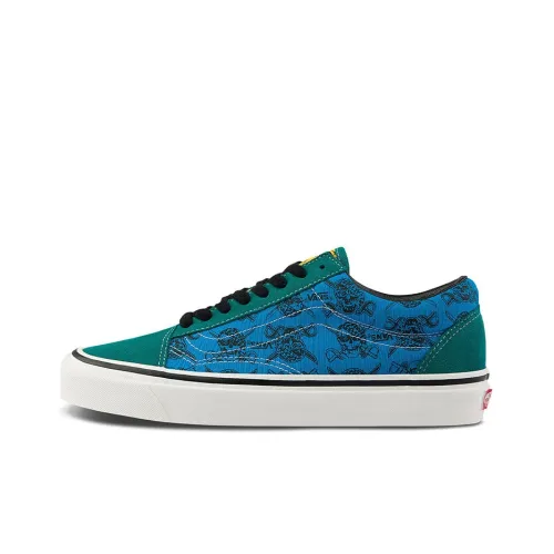 VANS Style 36 Series Низкие Кроссовки для Скейтбординга Унисекс Синий Зеленый