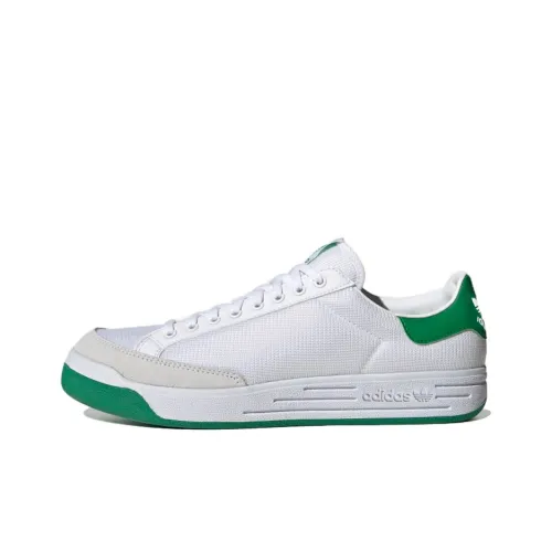 Adidas Originals Rod Laver Slip-Resistant Low Top Скейтборд Кроссовки Унисекс Белый Зеленый