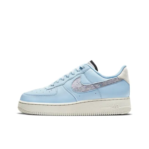 Nike Air FORCE 1 '07 SE 'Светло-синий' Slip-resistant Abrasion-resistant Low Top Скейтбординг Кроссовки Женские Небесно-голубой