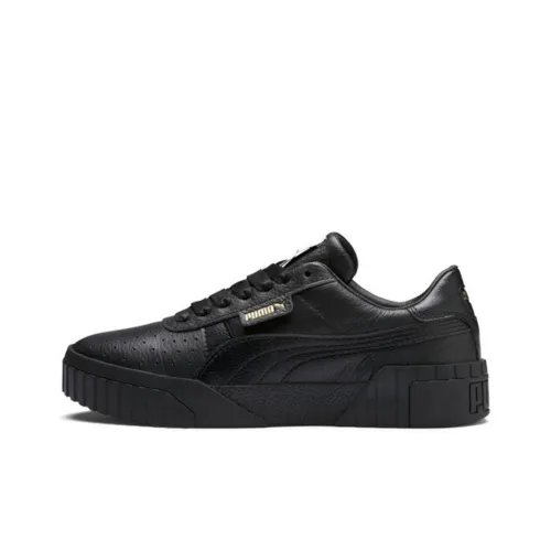 PUMA Cali Series Low Топ Скейтборд Кроссовки Женские Черный Воин