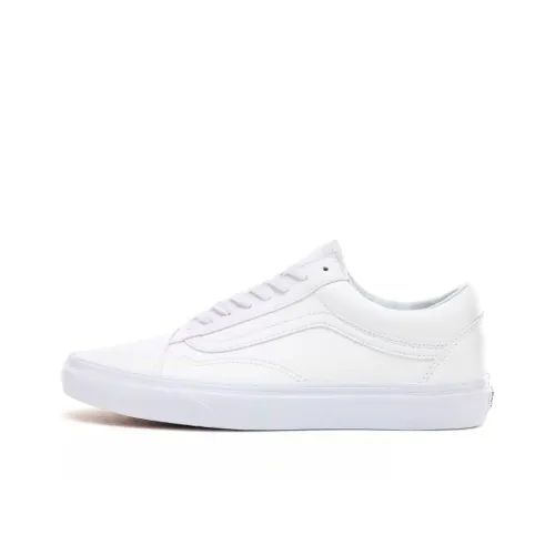 Vans Old Skool Collection Низкие Кроссовки для Скейтбординга Унисекс Чисто Белые