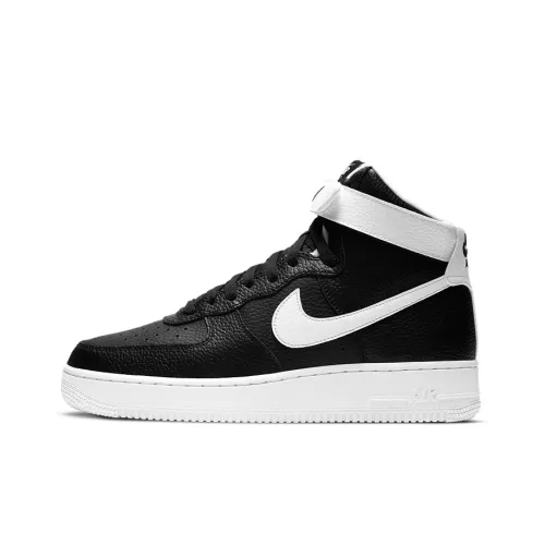 Nike Air FORCE 1 High Топ Скейтборд Кроссовки Мужские Черно-Белые