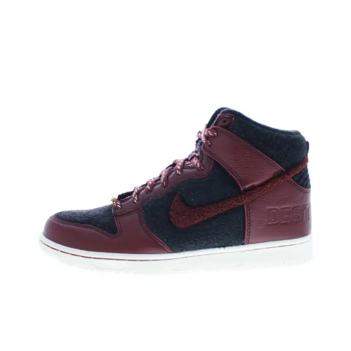 Nike Dunk SB Destroyer Anti-Slip Легкий Высокий Топ Скейтборд Кроссовки Мужские Синий Красный
