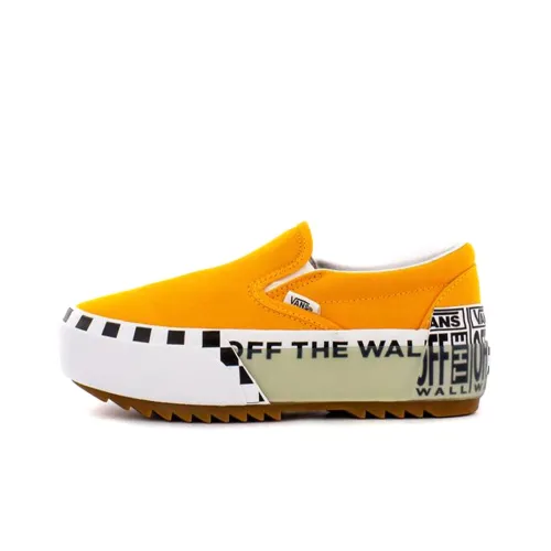 Vans Classic Slip On Stacked Low Скейтборд Кроссовки Женские Orange