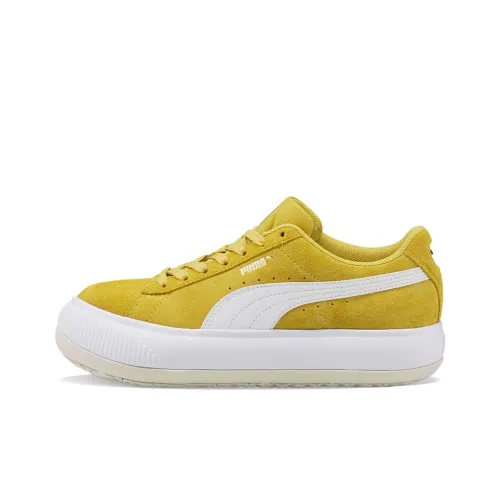 PUMA SUEDE MAYU Низкие Кроссовки для скейтбординга Женские Желтые