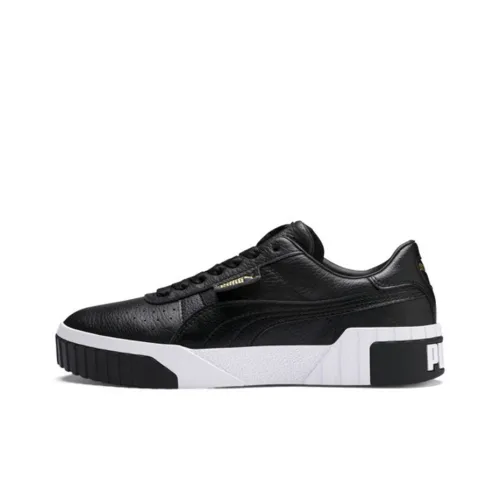 PUMA Cali Series Low Топ Скейтборд Кроссовки Женские Черный Белый