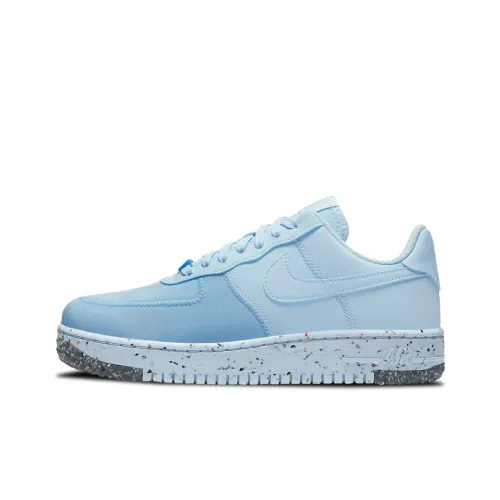 Nike Air Force 1 Crater Foam Slip-resistant Abrasion-resistant Low Top Skateboard Shoes Women's Light Blue Найк Эйр Форс 1 Кратер Фоам Противоскользящий Устойчивый к истиранию Низкий Топ Скейтборд Кроссовки Женские Светло-Синий