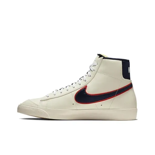 Nike Blazer 77 Vintage QS MID Топ Скейтборд Кроссовки Unisex Кремовый Белый