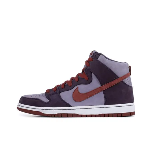 Nike Dunk SB Daybreak Plum Slip-resistant High Top Скейтборд Кроссовки Мужские Fuchsia