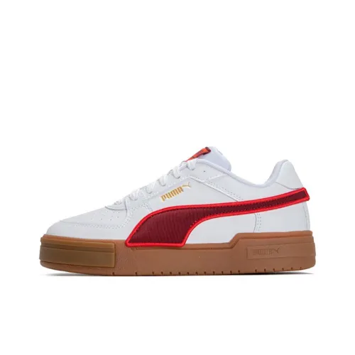 PUMA Ca Pro Low Топ Скейтборд Кроссовки Унисекс Белый Красный Коричневый