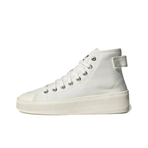 Adidas Originals NIZZA High Топ Скейтборд Кроссовки Унисекс Белый