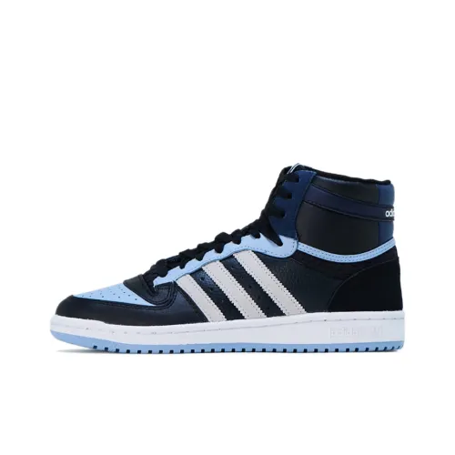 Adidas Originals Top Ten High 'UNC Tar Heels' Покрытие устойчивое к истиранию высокие кроссовки для скейтбординга унисекс синий белый