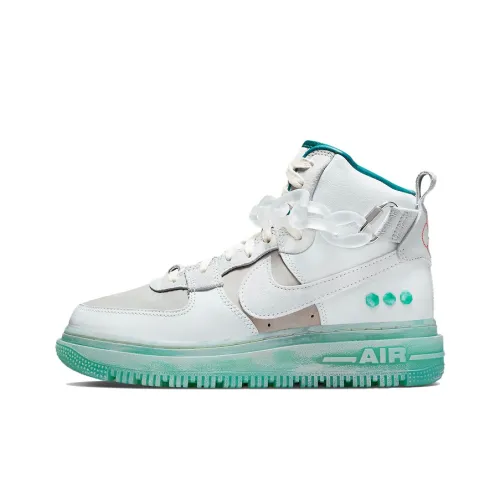 Nike Air Force 1 High Топ Скейтборд Кроссовки Женские Белый Зеленый
