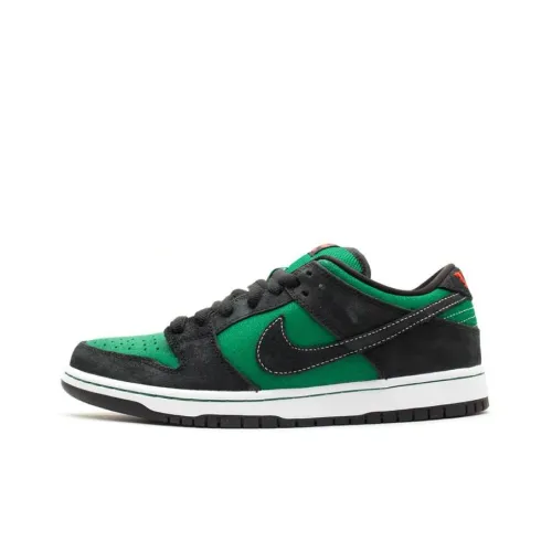 nike Dunk SB Сосновый зеленый Черный Нескользящий Легкий Низкий Топ Скейтбординг Кроссовки Мужские Черно-зеленый