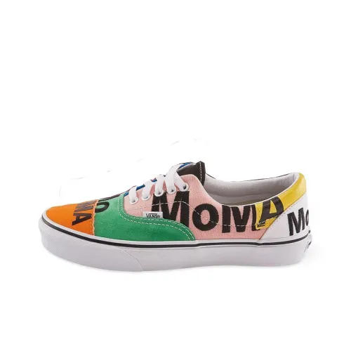 MoMA x Vans Era Low Топ Скейтборд Кроссовки Унисекс Многоцветный Пэчворк