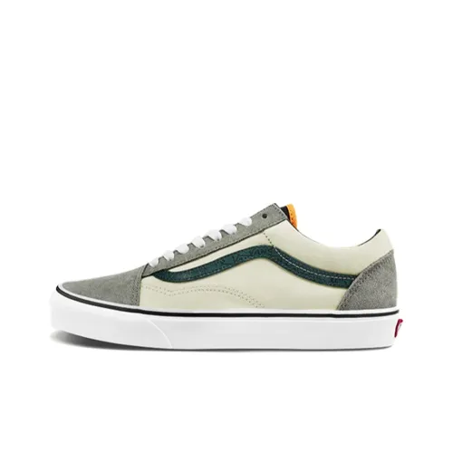 VANS Old Skool Collection Низкие Кроссовки для Скейтбординга Унисекс Серый Зеленый