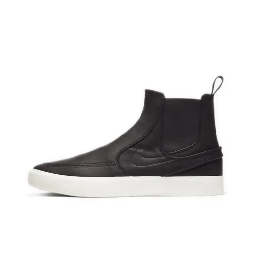 Nike SB Stefan Janoski Slip MID RM Slip Lightweight Skateboard Shoes Unisex Black -> Nike SB Stefan Janoski Slip MID RM Slip Легкий Скейтборд Кроссовки Унисекс Черный