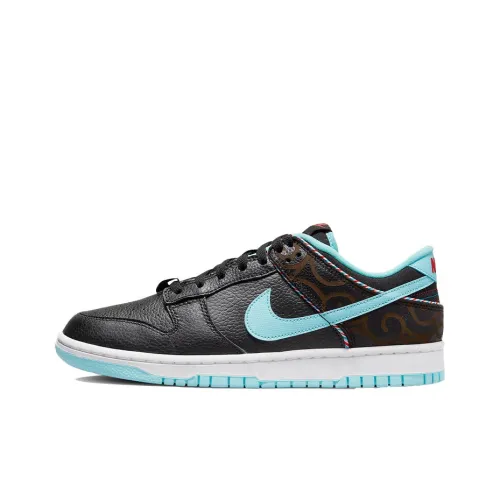 Nike Dunk Retro SE 'Barber SHOP' Low Top Скейтборд Кроссовки Мужские Черные Синие