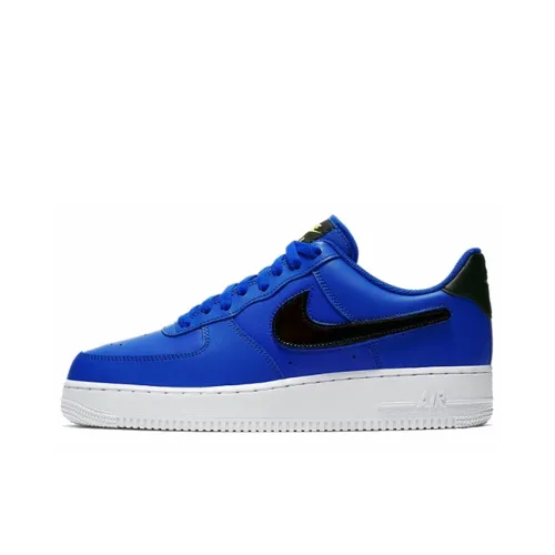 Nike Air Force 1 07 LV8 Anti-Slip Lightweight Low Top Скейтборд Кроссовки Мужские Черные Синие