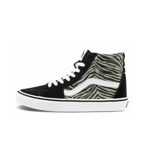 VANS SK8 High Топ Скейтборд Кроссовки Унисекс Черный Умбра
