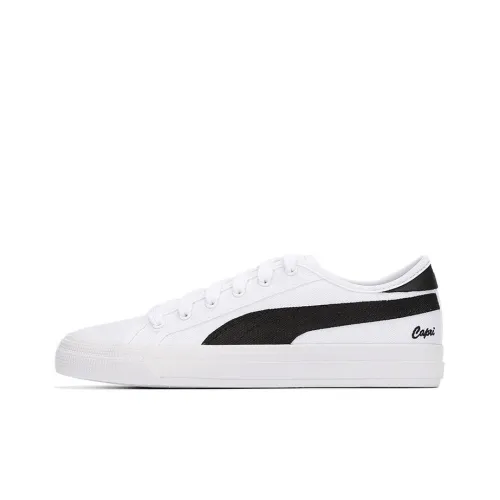 PUMA Capri Low Топ Скейтборд Кроссовки Унисекс Белый