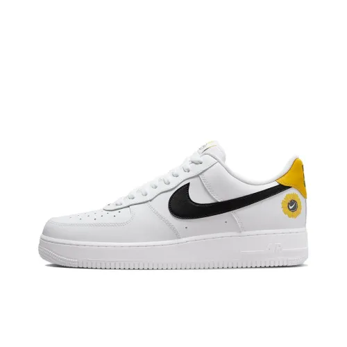 Nike Air FORCE 1 LV8 2 Low Топ Скейтборд Кроссовки Мужские Белый Желтый