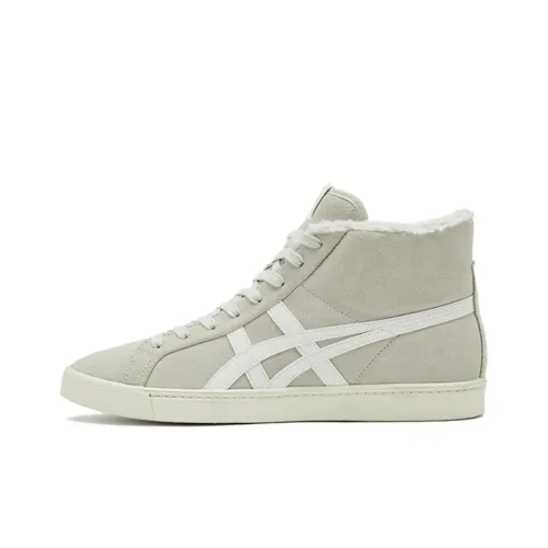 Onitsuka Tiger Fabre RB Устойчивые к истиранию MID Топ Скейтборд Кроссовки Унисекс Серый