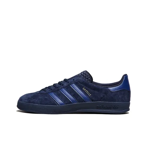 Adidas Originals GAZELLE INDOOR Low Топ Скейтборд Кроссовки Мужские Синий Черный