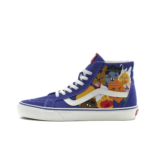 KAKAO FRIENDS x VANS SK8 High Скейтборд Кроссовки Унисекс Синие Белые