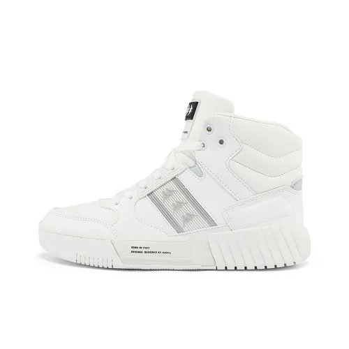 KAPPA Легкий и Износостойкий Высокий Топ Скейтборд Обувь Унисекс Белый Серый