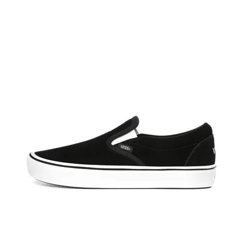 Vans Slip On Series Low Топ Скейтборд Кроссовки Унисекс Черный