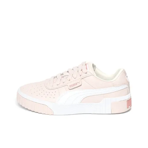 PUMA Cali Slip Resistant Abrasion Resistant Breathable Low-Top Skateboard Shoes Women's Pink White PUMA Cali противоскользящие устойчивые к истиранию дышащие низкие кеды для скейтбординга женские розовые белые
