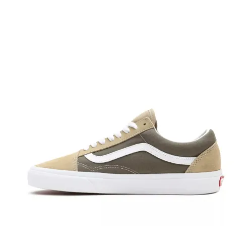 Vans Old Skool Low Топ Скейтборд Кроссовки Унисекс Хаки