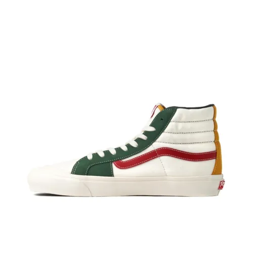 VANS Style 138 Vault OG LX High Топ Скейтборд Кроссовки Унисекс Белый Зеленый