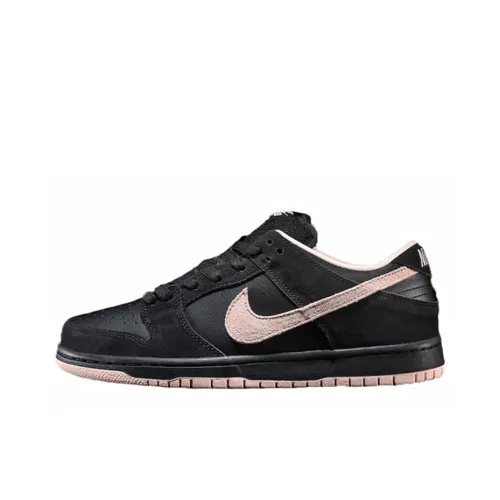 Nike Dunk SB Pro Low Скейтборд Кроссовки Топ Унисекс Черный Розовый Пэчворк