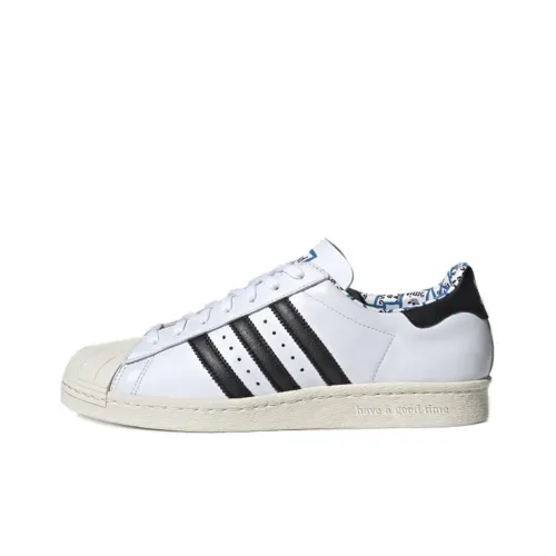 Adidas Originals Superstar Low Топ Скейтборд Кроссовки Унисекс Белый Черный