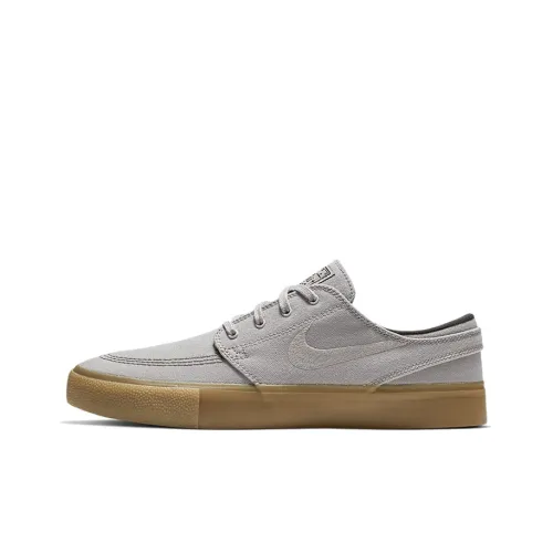 Nike SB Stefan Janoski Zoom Холст RM Покрытие Противоскользящие Скейтборд Кроссовки Мужские Серые
