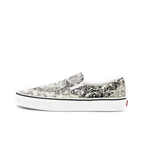 VANS Era Low Топ Скейтборд Кроссовки Унисекс Черный Белый