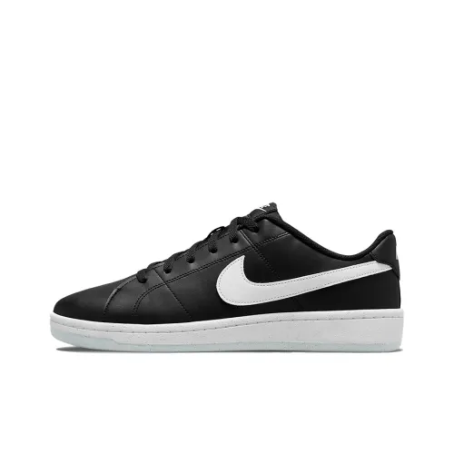 Nike Court Royale 2 Slip Resistant Abrasion Resistant Легкий Низкий Топ Скейтборд Кроссовки Мужские Черный Белый