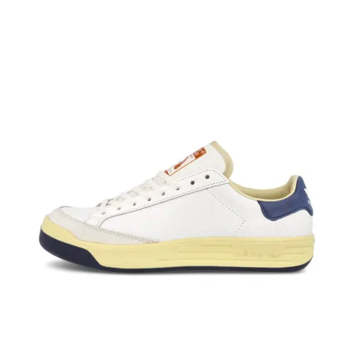Adidas Originals Rod Laver Cracked Low Топ Скейтборд Кроссовки Мужские Белый Синий