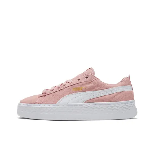 PUMA Smash Platform Low Кроссовки для скейтбординга Женские Персиково-розовый