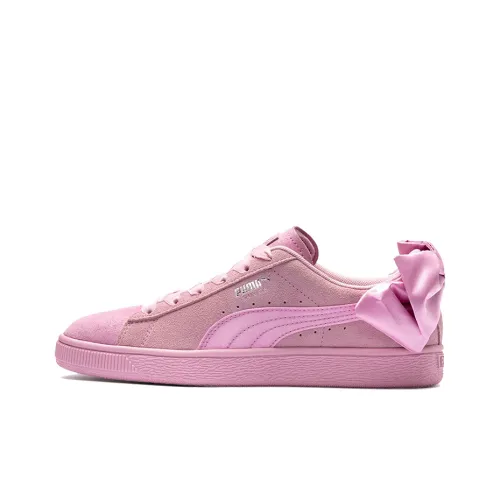 PUMA Suede Series Арочный Galaxy Low Top Скейтборд Кроссовки Женские Pink