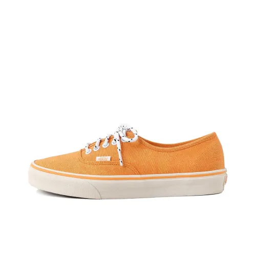 Vans Authentic Low Top Скейтборд Кроссовки Унисекс Оранжевый