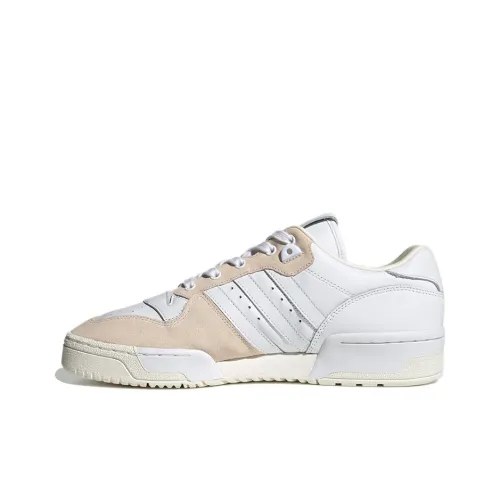 Adidas Originals Rivalry Low Abrasion Resistant Low Топ Скейтборд Кроссовки Мужские Белые Серые